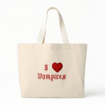 KRW Dripping Blood I Love Vampires bags