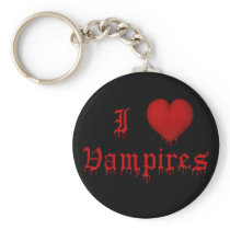 KRW Dripping Blood I Love Vampires keychains