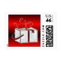 KRW Elegant Christmas Present Stamp