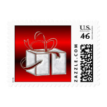 KRW Elegant Christmas Present Stamp by KRWHolidays KRW Elegant Christmas Present Stamp