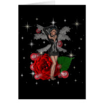 KRW Elegant Rose Faery Blank Card