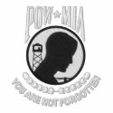 KRW Embroidered POW MIA You Are Not Forgotten embroidered shirts