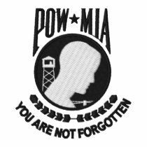 KRW Embroidered POW-MIA You Are Not Forgotten embroidered shirts