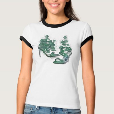 KRW Emerald Green Pump T-shirt by KRWDesigns