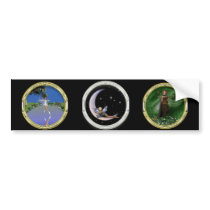 KRW Faery Triple bumper stickers
