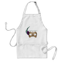 KRW Fancy Mardi Gras Mask aprons