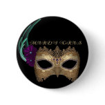 KRW Fancy Mardi Gras Mask buttons