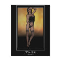 KRW Fever Brunette Pin Up postcards by krwpinup KRW Fever Brunette Pin Up postcards