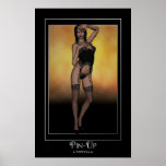 KRW Fever Brunette Pin Up posters