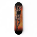 KRW Fever Brunette Pin Up skateboards by krwpinup KRW Fever Brunette Pin Up skateboards