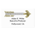KRW Fletcher Films logo business cards by KRWDesigns KRW Fletcher Films logo business cards