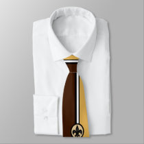 KRW Fleur DeLis Retro Tie ties