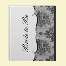 KRW French Black Lace Wedding iPad Folio Case caseable cases
