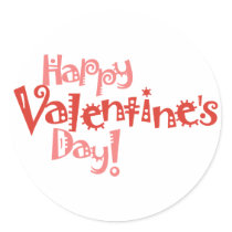 KRW Fun Happy Valentine's Day Sticker
