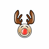 KRW Fun Icon Style Reindeer Christmas Pin photo sculptures