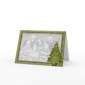 KRW Fun Lil Christmas Tree Custom Photo Card card
