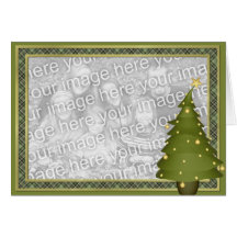 KRW Fun Lil Christmas Tree Custom Photo Card