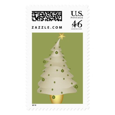 KRW Fun Little Christmas Tree Holiday Stamp by KRWHolidays