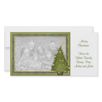 KRW Fun Little Christmas Tree Photo Card photo cards