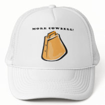 KRW Funny More Cowbell! hats