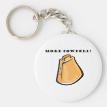 KRW Funny More Cowbell! Key Chains