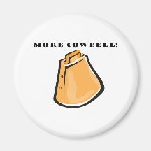 KRW Funny More Cowbell! Refrigerator Magnets