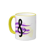 KRW G Clef Coffee Mug