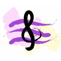KRW G-Clef Music T-Shirt by KRWDesigns KRW G-Clef Music T-Shirt