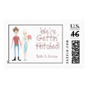 KRW Gettin' Hitched Country Wedding Stamp by KRWWedding KRW Gettin' Hitched Country Wedding Stamp