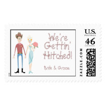 KRW Gettin' Hitched Country Wedding Stamp