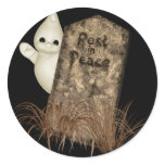 KRW Ghostly Tombstone Halloween Sticker