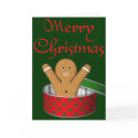 KRW Gingerbread Surprise Christmas cards