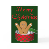 KRW Gingerbread Surprise Christmas cards