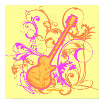 KRW Girl's Rock Guitar Grunge posters by KRWDesigns KRW Girl's Rock Guitar Grunge posters