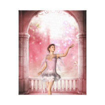 KRW Gloaming in Pink Fantasy Art Canvas canvas prints