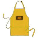 KRW Golden Pumpkin Vintage Crate Label Apron