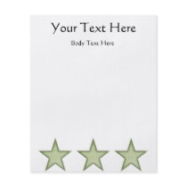 KRW Green Christmas Star Flyer