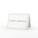 KRW Green Daisy Bridal Shower Invitation cards