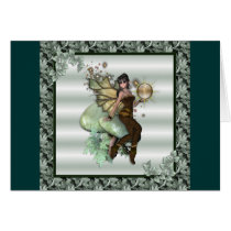 KRW Green Leaf Faery cards