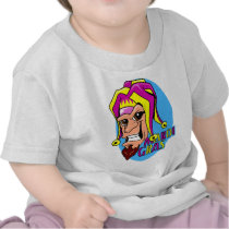 KRW Grinning Mardi Gras Jester t-shirts by KRWDesigns KRW Grinning Mardi Gras Jester t-shirts