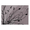 KRW Grunge Floral in Misty Lavender cards