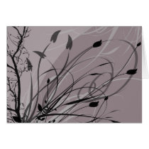 KRW Grunge Floral in Misty Lavender cards