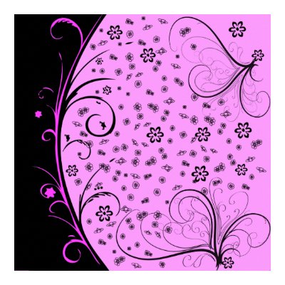 KRW Grunge Floral in Pink Posters by KRWDesigns