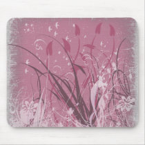KRW Grunge in Pink mousepads