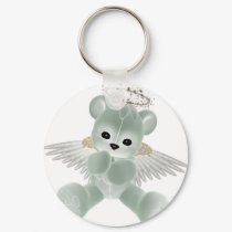 KRW Guardian Angel Bear keychains by KRWDesigns KRW Guardian Angel Bear keychains