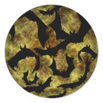 KRW Halloween Swarm of Bats Shadow stickers