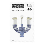 KRW Hanukkah Menorah Postage