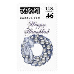 KRW Happy Hanukkah Postage Stamp
