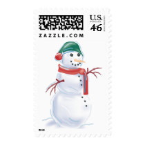 KRW Happy Snowman Holiday postage by KRWHolidays KRW Happy Snowman Holiday postage