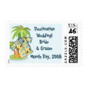 KRW Hawaiian Shirt Destination Wedding Stamp